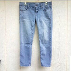 Free people gray cropped denim jeans size 27